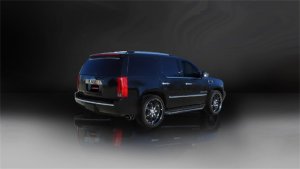 Cadillac Escalade Performance Exhaust - Single Side Exit - CORSA Performance - Cat Back - Black - `07-`10